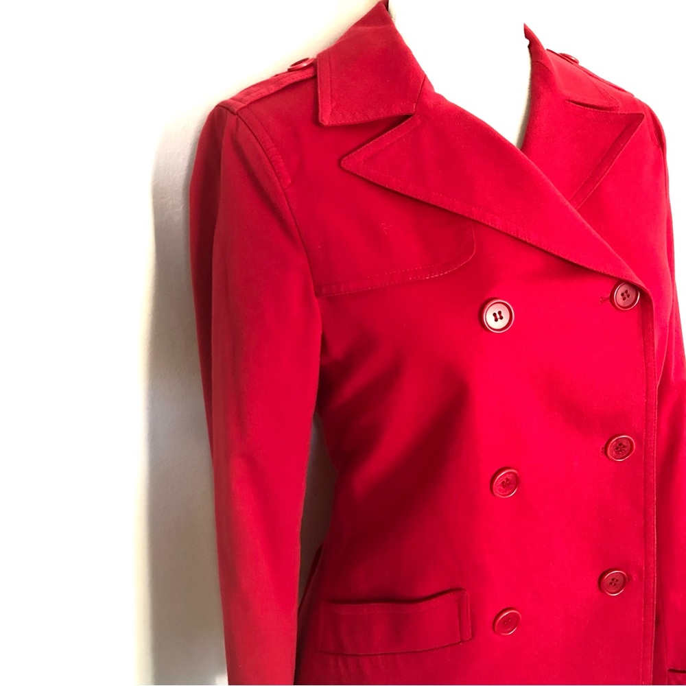 Theory Jacket Red Double Button Blazer Women’s - image 7